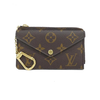 Louis Vuitton Monogram Card Case Holder Recto Verso Coin Brown Marron