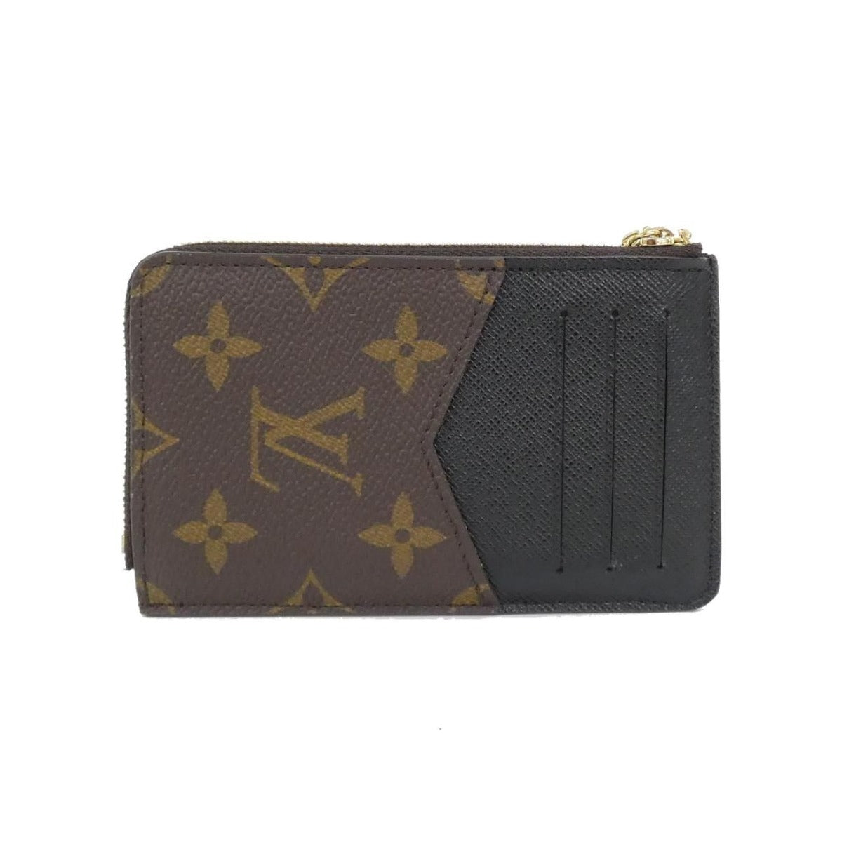Louis Vuitton Monogram Card Case Holder Recto Verso Coin Brown Marron — view 2