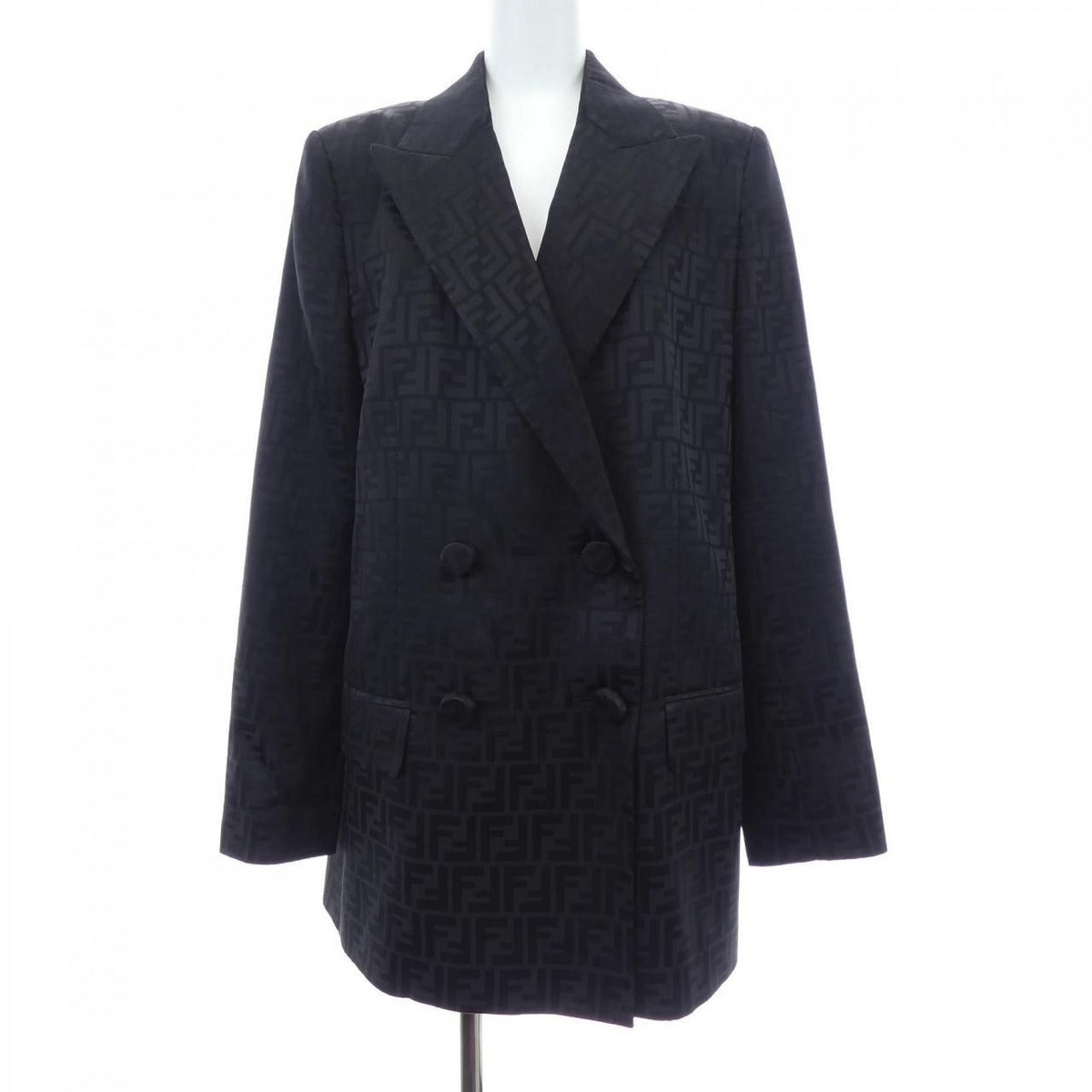 Fendi Jacket Silk Black