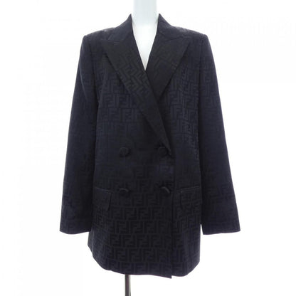 Fendi Jacket Silk Black