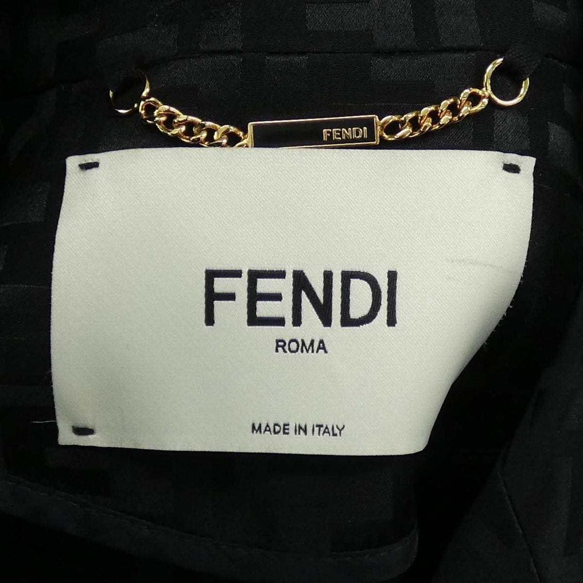 Fendi Jacket Silk Black — view 4