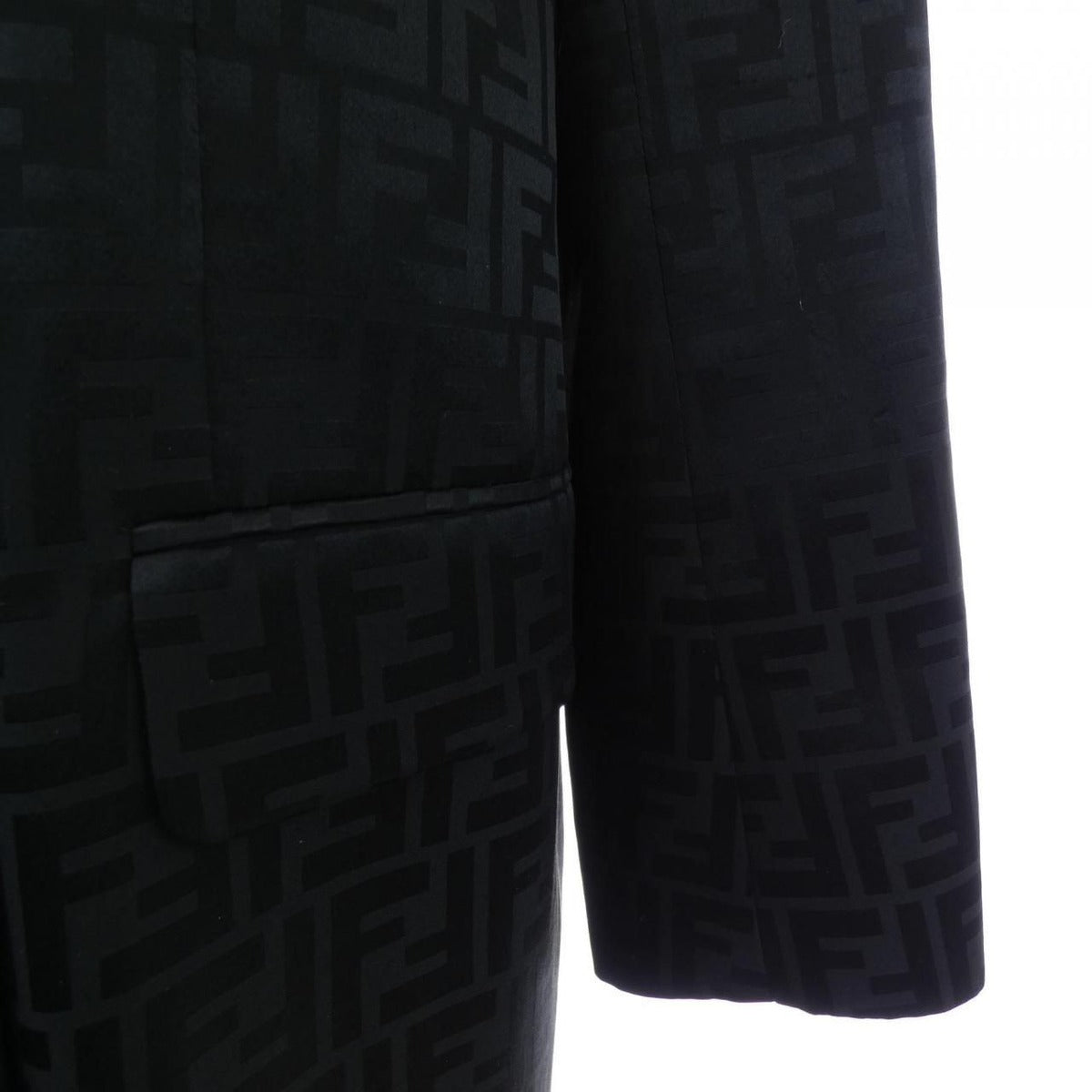 Fendi Jacket Silk Black — view 6