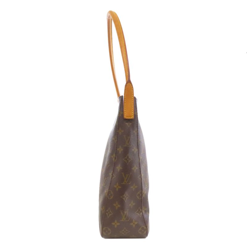 Louis Vuitton M51146 Looping MM Tote Bag Monogram Canvas Women