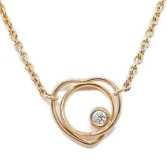 Hermes Verti Joule T PM 750 PG Diamond B Necklace Pink