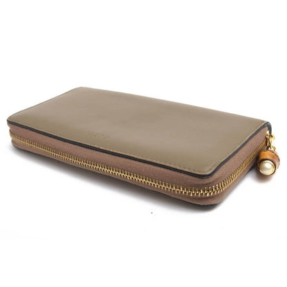 Gucci Women Wallet Leather Beige Nymphaea Long — view 4