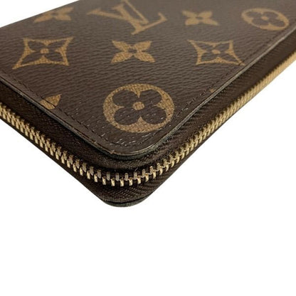 Louis Vuitton Monogram Portefeuille Cles Mance M60742 Round Zip Long Wallet