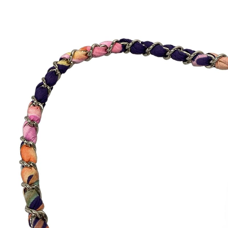 Chanel Wallet Matelasse Ap0250 Light Blue×white×multi