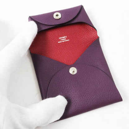 Hermes Bastia Verso Bastia Verso Cassis Rouge Garance Silver Hardware Evercolor