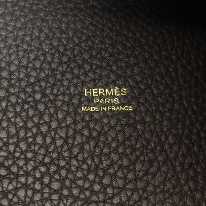 Hermes Picotin Lock MM Gold Hardware Handbag Taurillon Cles Mance Women