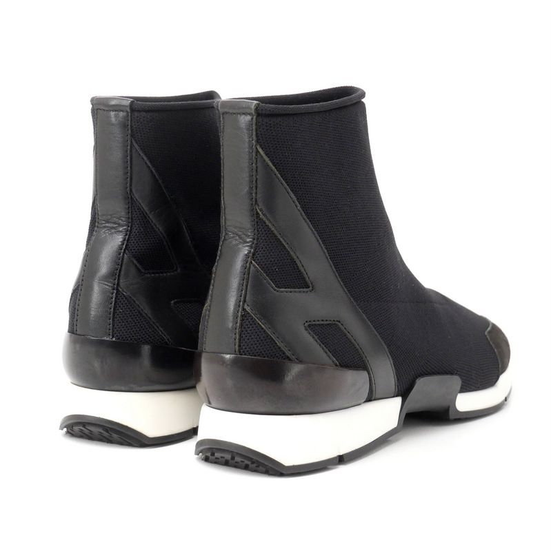 Hermes Sneakers Size 36.5 Socks Sneakers High Cut H Logo Shoes Made In Italy