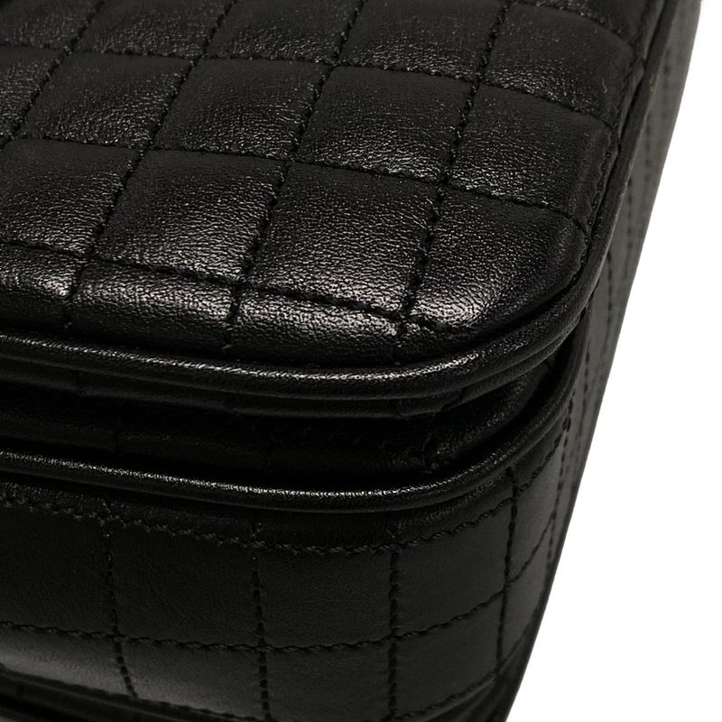 Celine Shoulder Bag C Medium 187253bfz38no Black Chain Shoulder/quilted