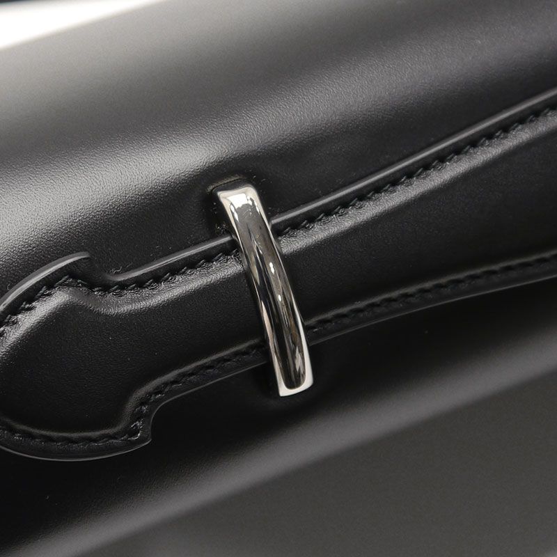 Gucci Petite GG Leather 2WAY Handbag 739721 Crossbody Black