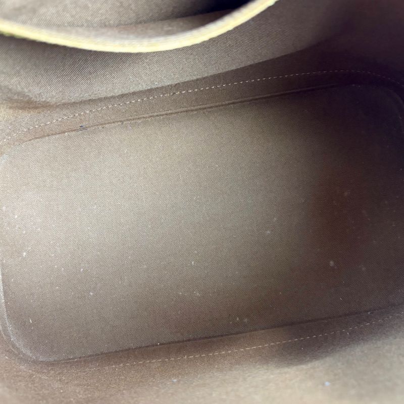 Louis Vuitton Alma Monogram Leather Handbag Mini Tote Bag Brown