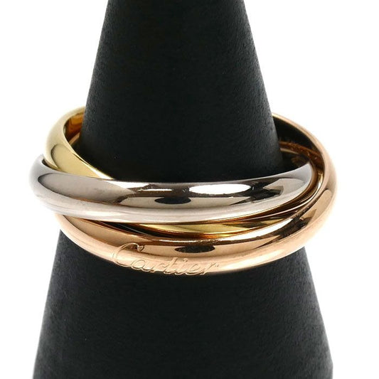 Cartier 18k Pink Gold 18k Yellow 18k White Trinity Classic Ring