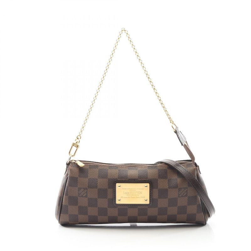 Louis Vuitton Handbag Eva Damier Ebene Leather