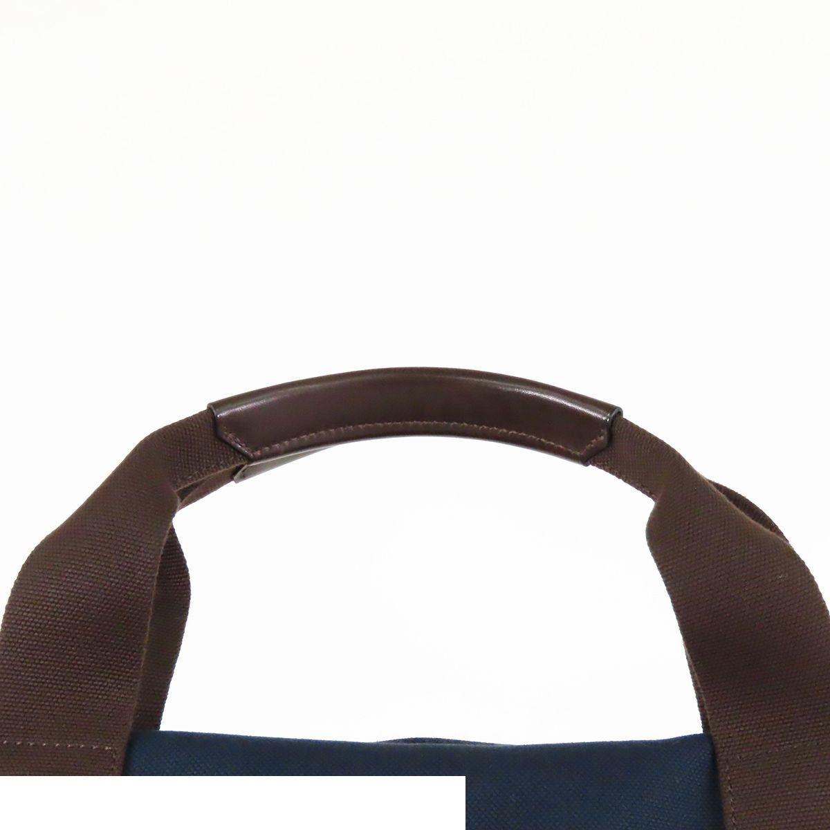 Hermes Sac de Panthere Je Gloom Navy Orange Silver Canvas Backpack — view 4