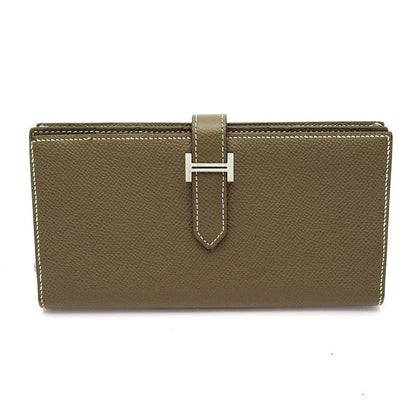 Hermes Bearn Souffle Veau Epsom Etoupe Shoulder Bag