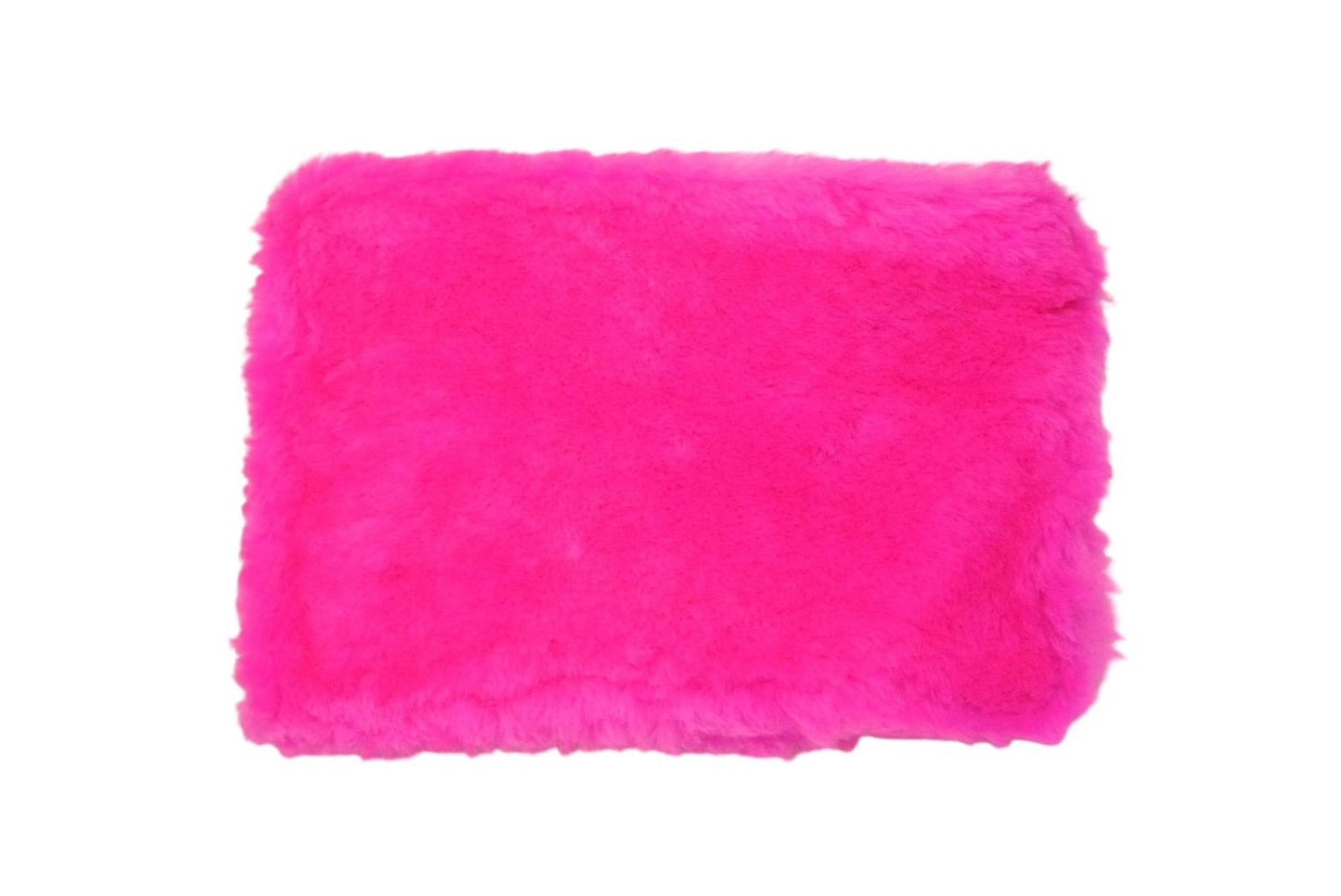 Chrome Hearts Fur Pouch Dagger Zip Scroll Label Logo Pink 925 Sterling Silver — view 3