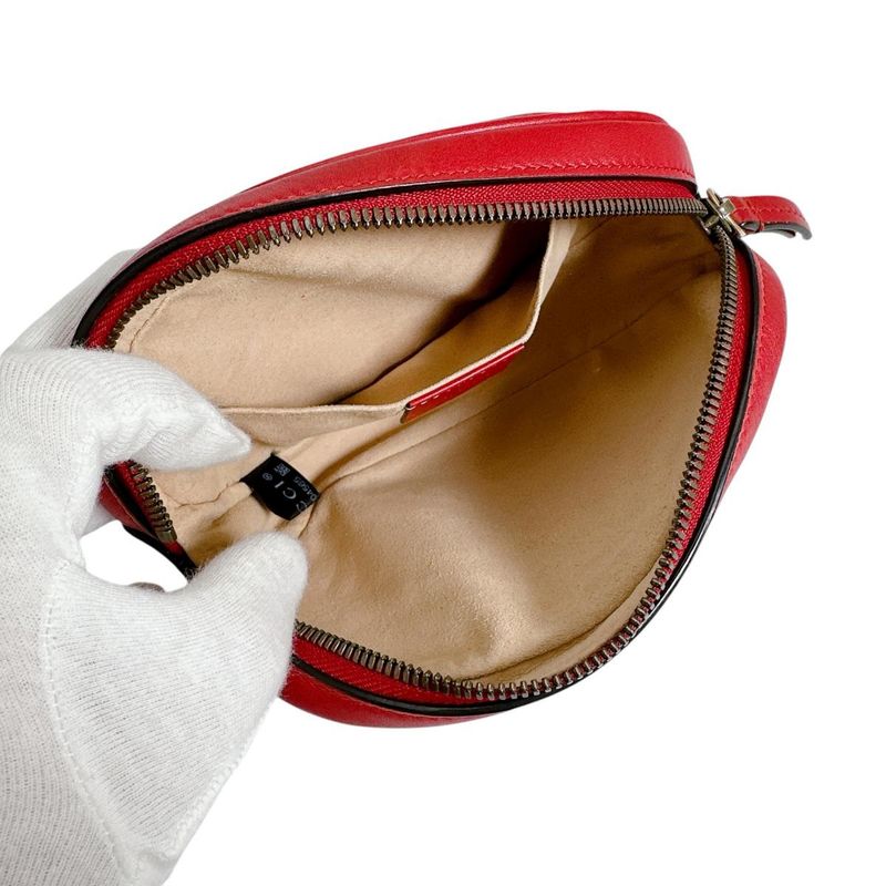 Gucci 476434 Body Bag GG Marmont Body Bag Gucci Red
