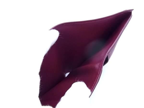 Bottega Veneta Marco Polo Leather Bifold Wallet Men's Bordeaux Az0830