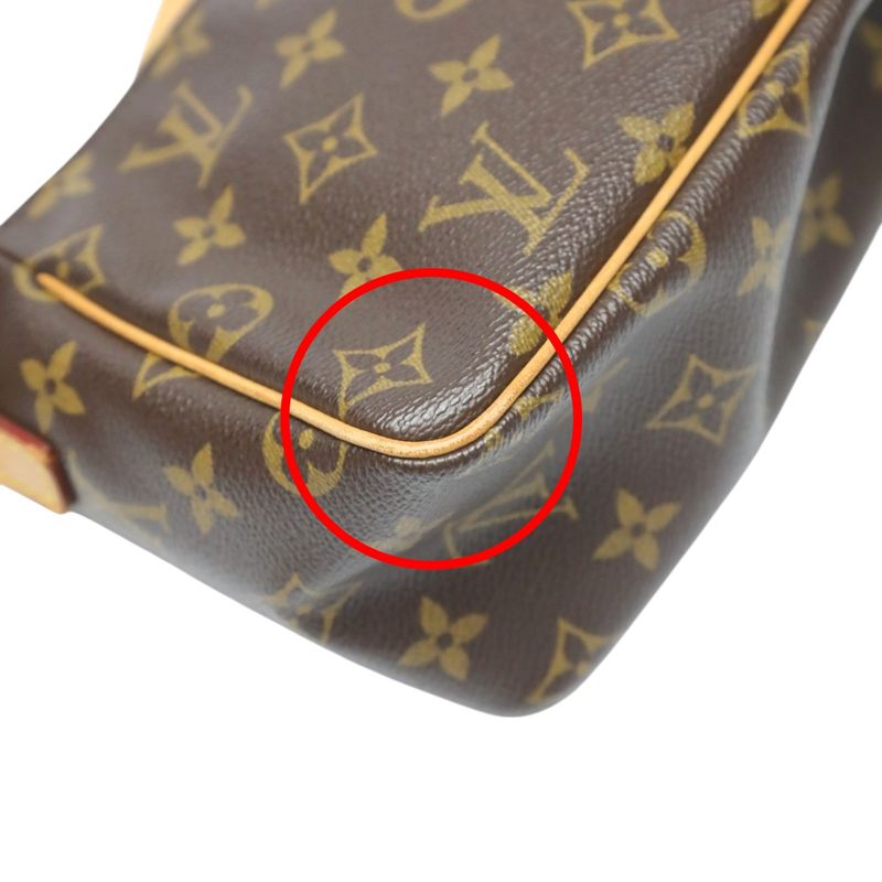 Louis Vuitton M51165 Monogram Shoulder Bag Viva Cité PM Shoulder Bag Louis