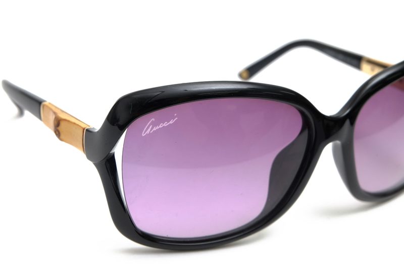 Gucci / Gucci Sunglass Es Glasses Men's Plastic Black Gg3685 Bamboo