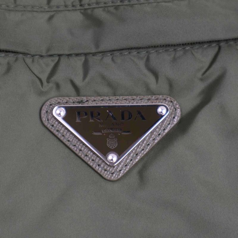 Prada 23ss Re-Nylon Side Zip Nylon Pants Sph246 1wq9 Khaki M
