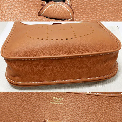 Hermes Shoulder Bag Evelyn 3PM Trois Taurillon Cles Mance Gold Hardware