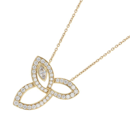 Harry Winston Necklace Lily Cluster Star Pendant Diamond