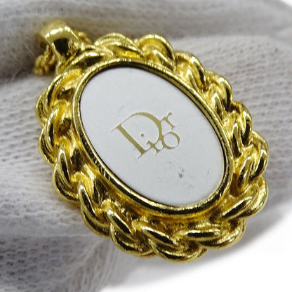 Dior Necklace Women's Brand Logo GP Gold Accessories
