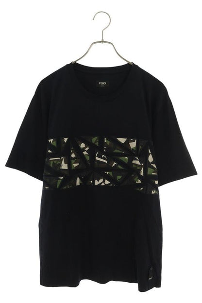 Fendi Fy0936 A2J0 Camouflage Bug Eye Motif T-shirt Women S