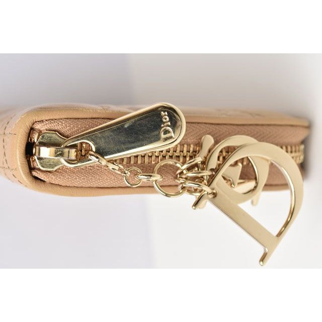 Christian Dior Long Wallet Iss Imo Beige — view 8