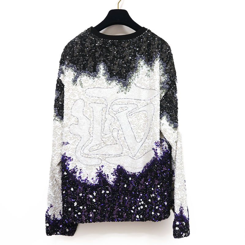Louis Vuitton LV Smoke Sequined Sweatshirt Virgil Abloh M