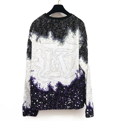 Louis Vuitton LV Smoke Sequined Sweatshirt Virgil Abloh M