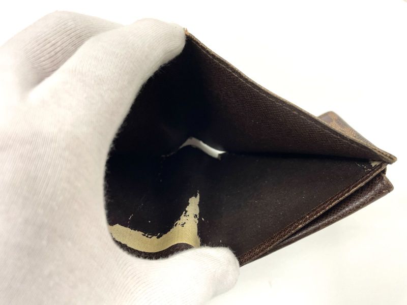 Louis Vuitton Damier Portefeuille Marco Folded Wallet N61675 Ebène (brown) Made