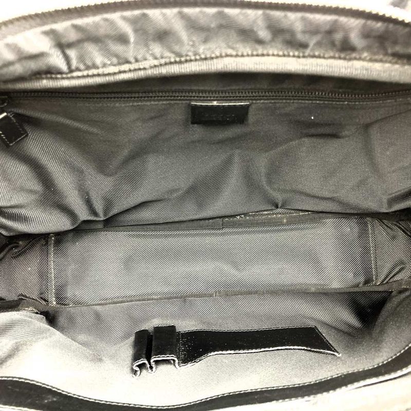 Gucci 101666 Handbag Business Bag Black GG Canvas Women Men Fashion  Gift