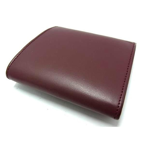 Cartier Must Line Leather Coin Case Purse Bordeaux — view 2