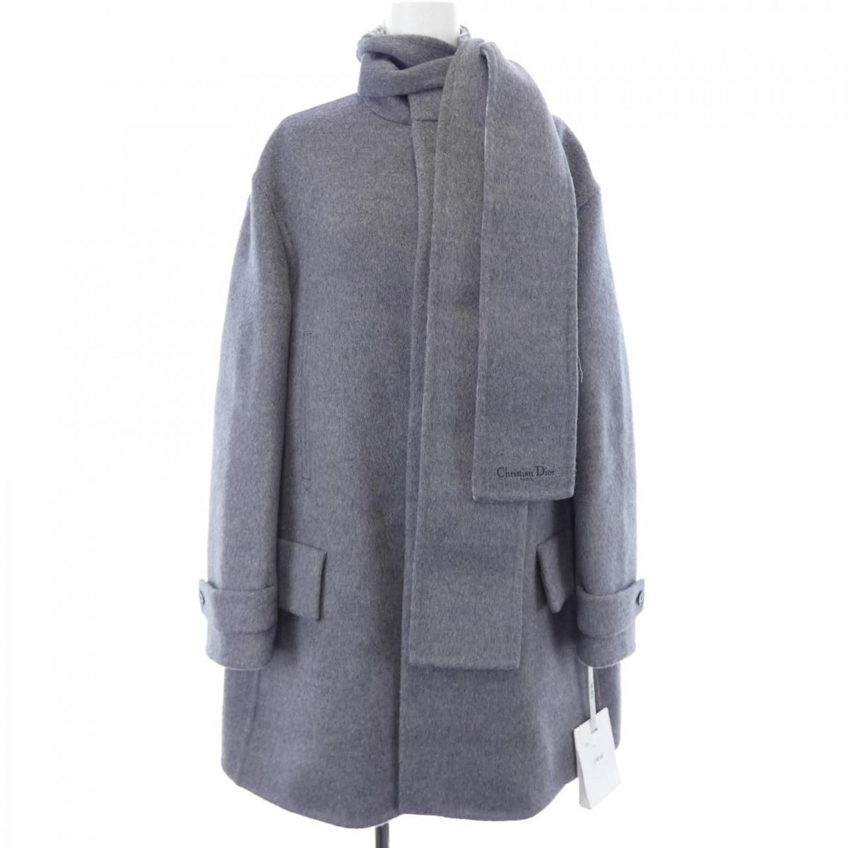Dior Scarf Color Piece Coat