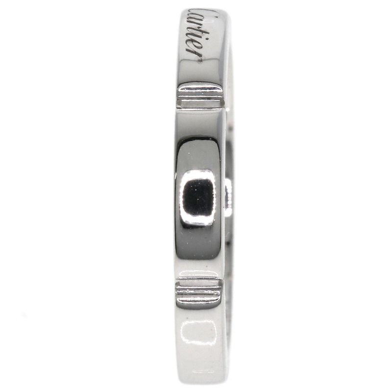 Cartier Maillon Panthère #48 Ring 18K White Gold Ladies