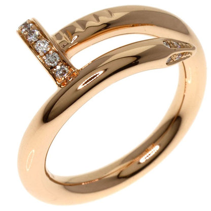 Cartier Juste Un Clou Diamond #49 Ring - 18K Pink Gold Ladies