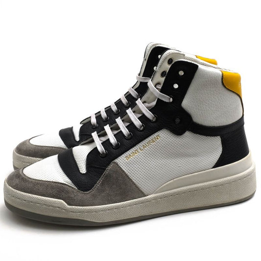 Saint Laurent/Yves Saint Laurent Shoes Sneakers Shoes High-Cut Men Leather