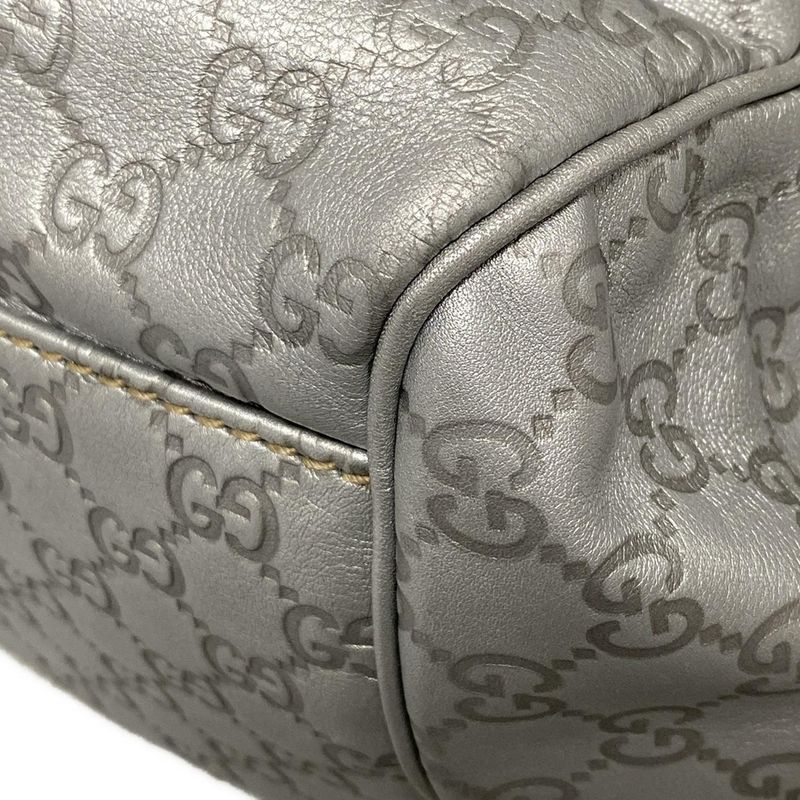 Gucci Handbag Sma Linesookie 223974 Silver Leather
