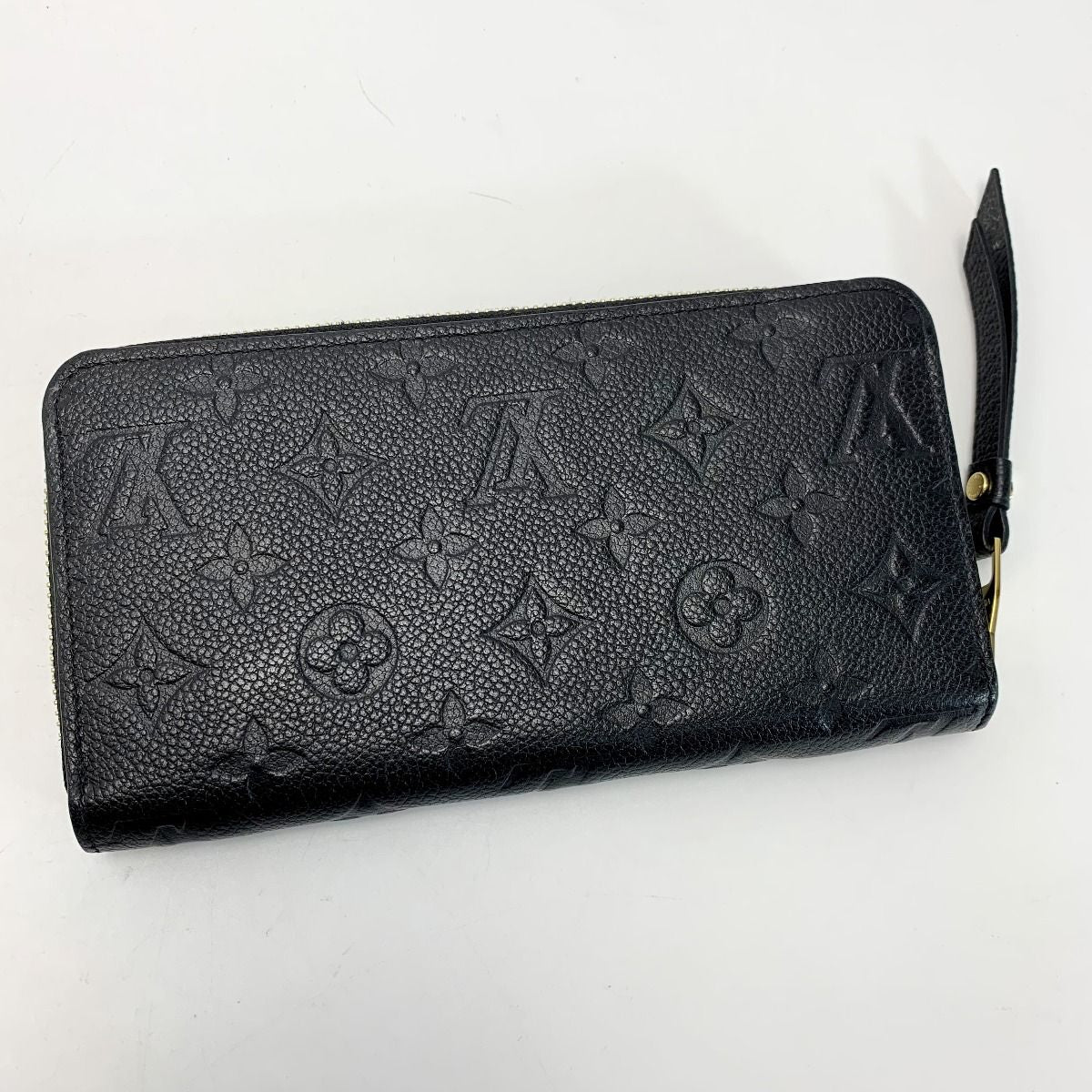 Louis Vuitton Monogram Empreinte Zippy Wallet M61864 Noir Round Zipper Long