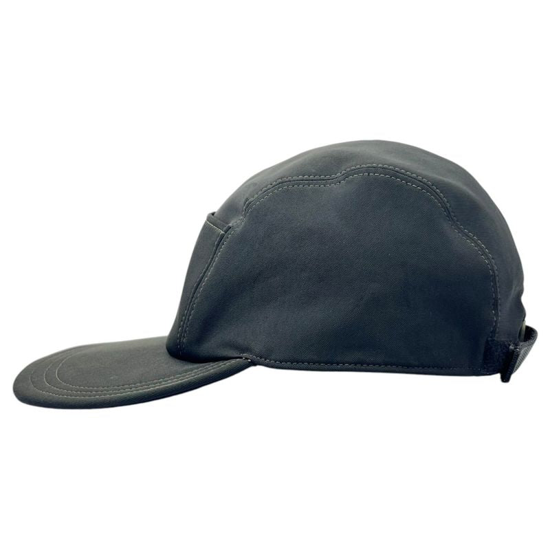 Prada 00's Logo Front Pocket Jet Cap Logo Front Pocket Jet Cap L Black Y2k Tech