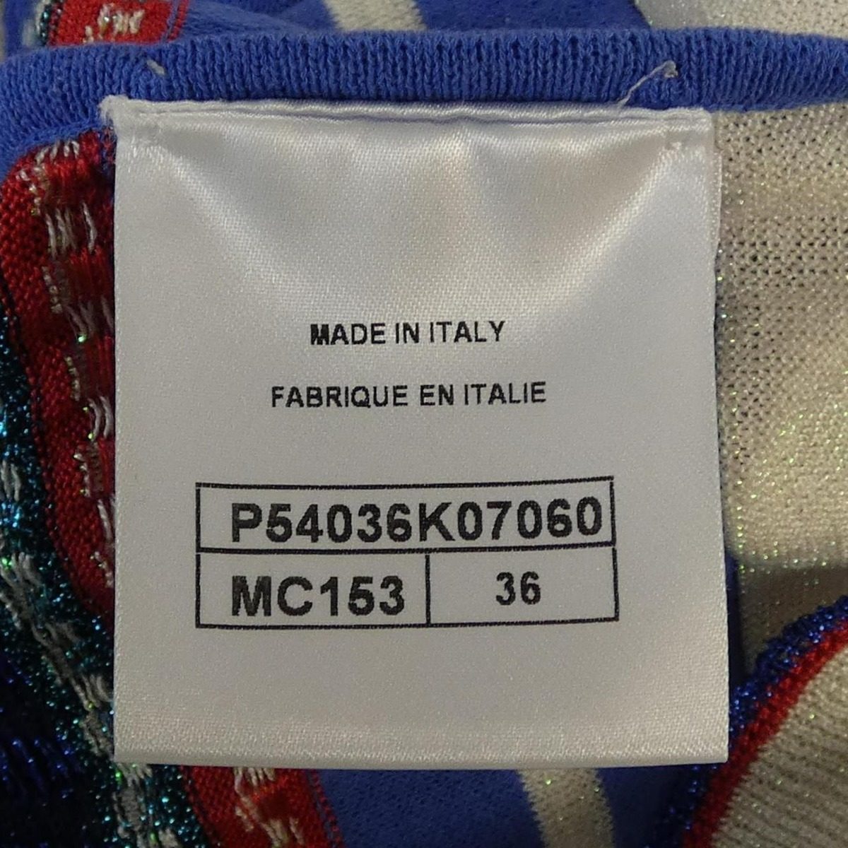 Chanel Knit Top Blue — view 3