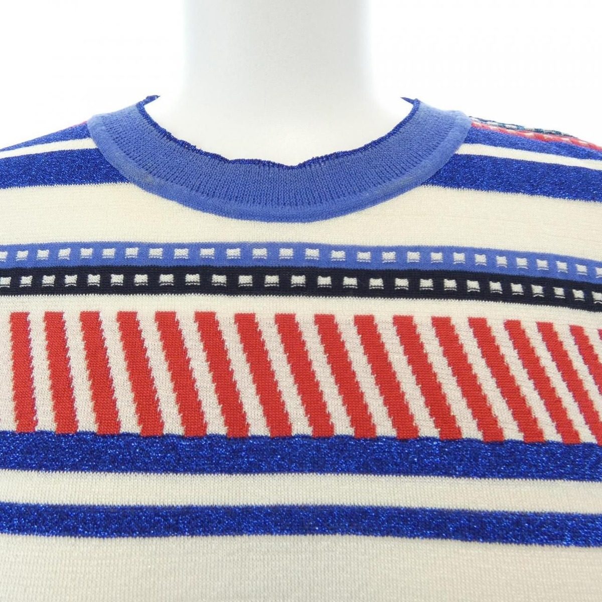 Chanel Knit Top Blue — view 6