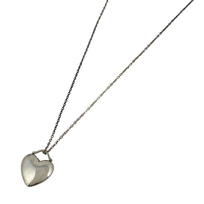 Tiffany & Co Heart Motif Necklace Silver