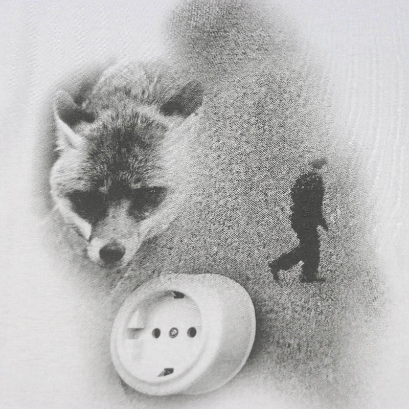 Prada 22SS Ujn822 100% Cotton Back Print Short Sleeve Cut And Sewn Short Sleeve