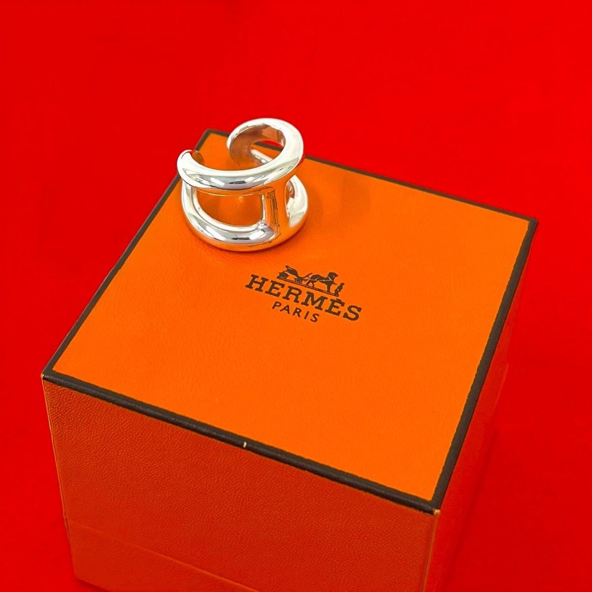 Hermes Osmose GM Ring Silver