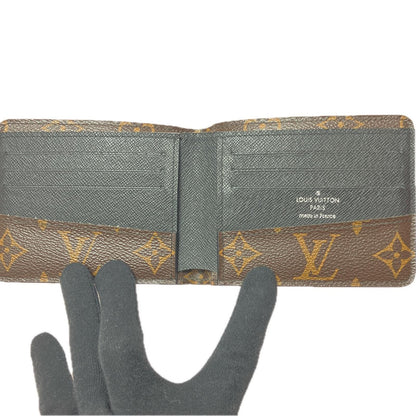 Louis Vuitton Men's Bifold Wallet Monogram Macassar Portefeuille Gaspar